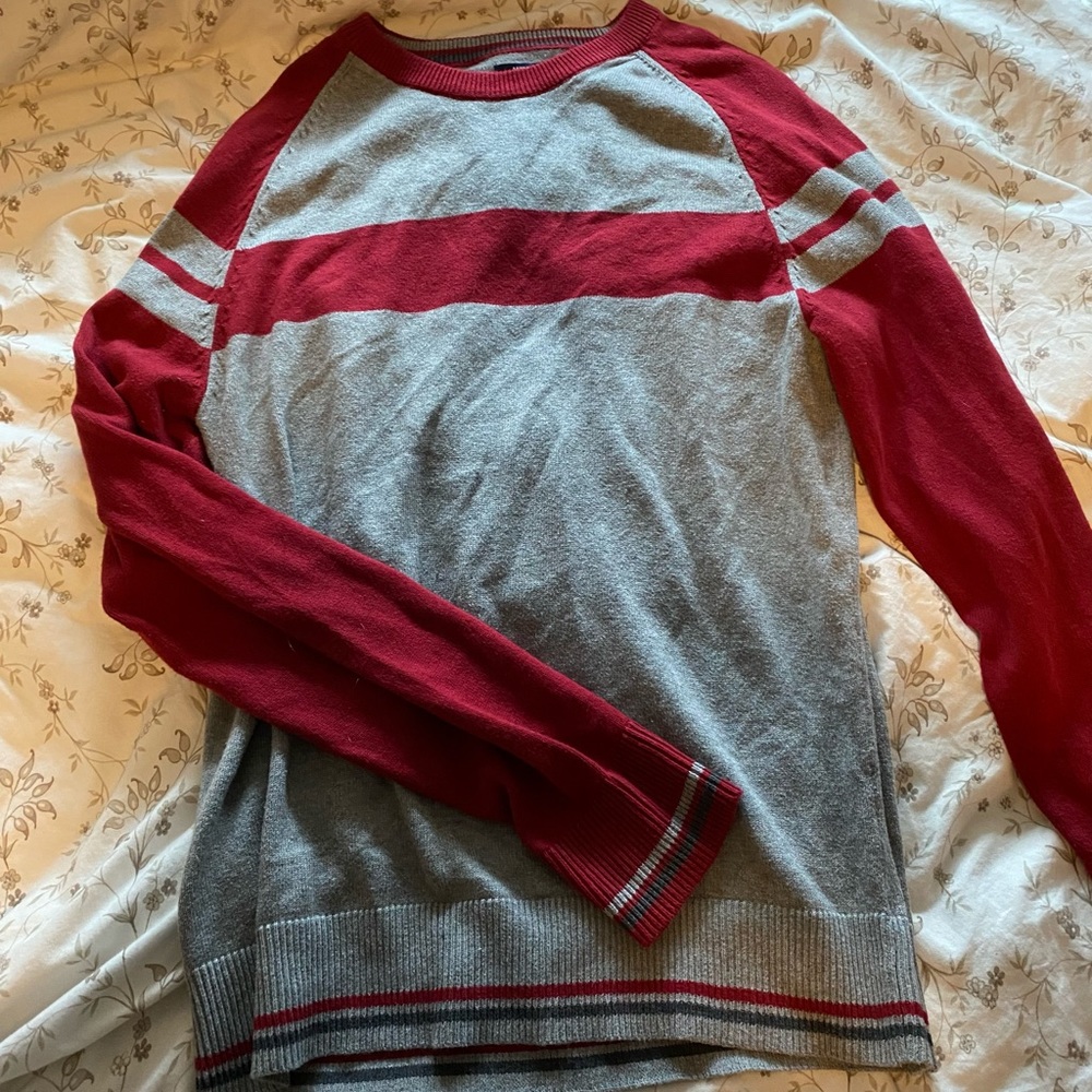Vintage striped red sweater